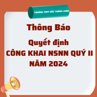 Quyết định công khai Tình hình thực hiện dự toán NSNN Quý II năm 2024