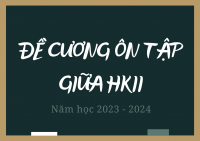 Đề cương ôn tập giữa HKII năm học 2023 - 2024