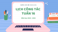 Lịch công tác tuần 14 (2/12 - 8/12)