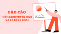 Báo cáo kế hoạch tuyển sinh và Ba công khai