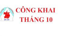 Công khai tháng 10