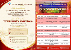 THƯ MỜI: THAM DỰ BUỔI TƯ VẤN & ĐĂNG KÝ MÔN HỌC LỰA CHỌN LỚP 10 NĂM HỌC 2026 - 2027